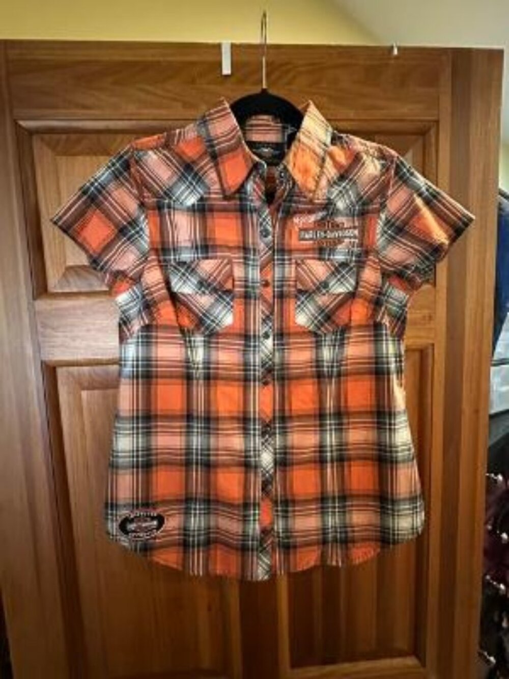 Harley Davidson women's snap size S